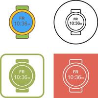 Sports Watch Icon Design vector