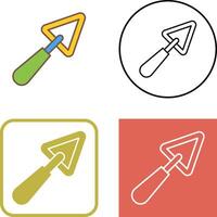 Trowel Icon Design vector