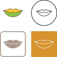 Lips Icon Design vector