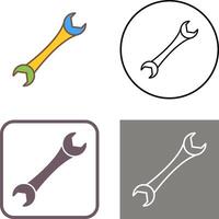 Spanner Icon Design vector