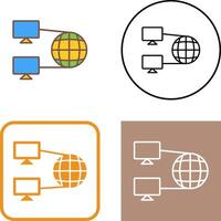 Internet Connectivity Icon Design vector