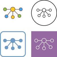 Nodes Icon Design vector