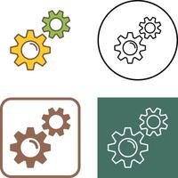 Gears Icon Design vector