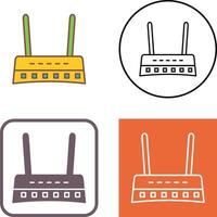 Router Icon Design vector