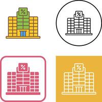 Building Icon Design vector