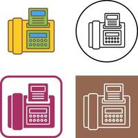 Fax Icon Design vector
