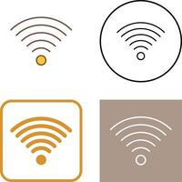 Signal on User Icon Design vector