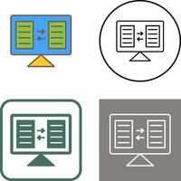 File Sharing Icon Design vector