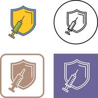 Vaccination Icon Design vector