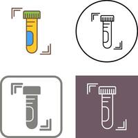 Test Tube Icon Design vector