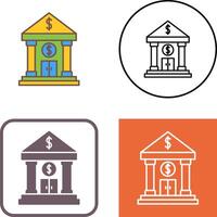 Bank Icon Design vector