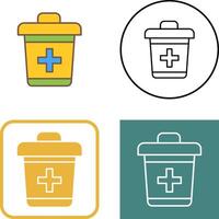 Dustbin Icon Design vector