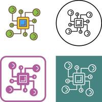 Connection Icon Design vector