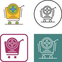 Add to Cart Icon Design vector