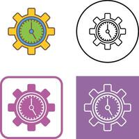 Time Management Icon Design vector