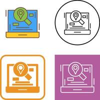 Find Location Icon Design vector