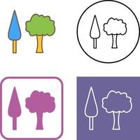 Trees Icon Design vector