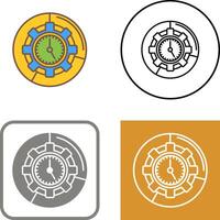 Time Management Icon Design vector