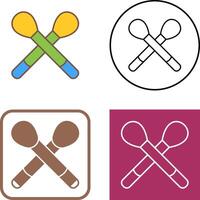 Brushes Icon Design vector