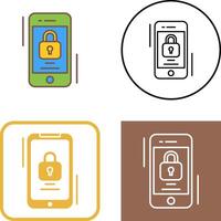 Lock Icon Design vector