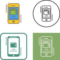 E-wallet Icon Design vector