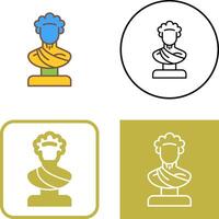 estatua icono diseño vector