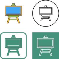 Easel Icon Design vector