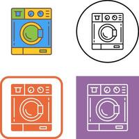 Washing Machine Icon Design vector