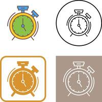 diseño de icono de reloj de alarma vector