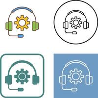 Customer Support Icon Design vector