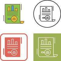 Market Research Icon Design vector