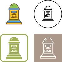Mail Box Icon Design vector
