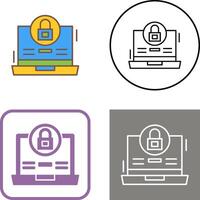 Lock Icon Design vector