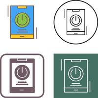 Power Icon Design vector