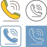 Phone Call Icon Design vector