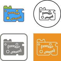 Worm Icon Design vector