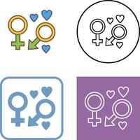 Genders Icon Design vector