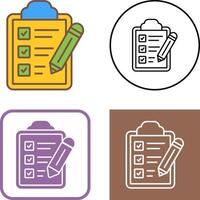 Checklist Icon Design vector