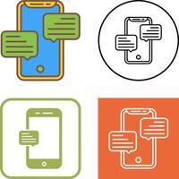 Chat Icon Design vector