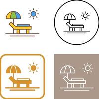 Hammock Icon Design vector