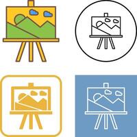 Canvas Icon Design vector