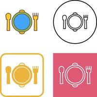 banquete icono diseño vector