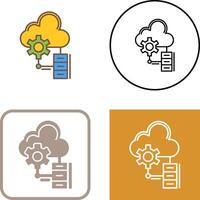 Big Data Icon Design vector