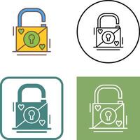 Padlock Icon Design vector