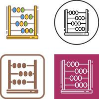 Abacus Icon Design vector