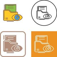 Data Visualization Icon Design vector