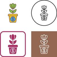 Growth Icon Design vector