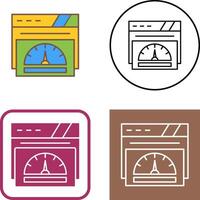 Speedometer Icon Design vector