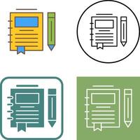 Journal Icon Design vector