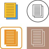 Document Icon Design vector